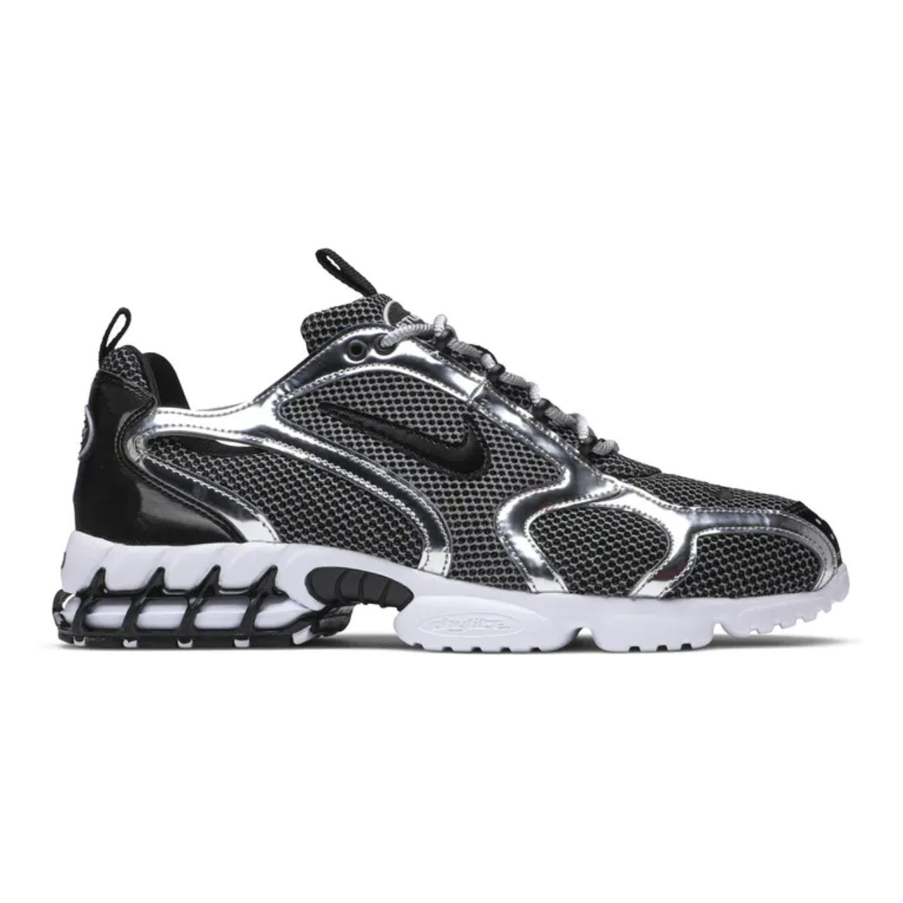 Stussy x Nike Air Zoom Spiridon Caged 2 'Pure Platinum'