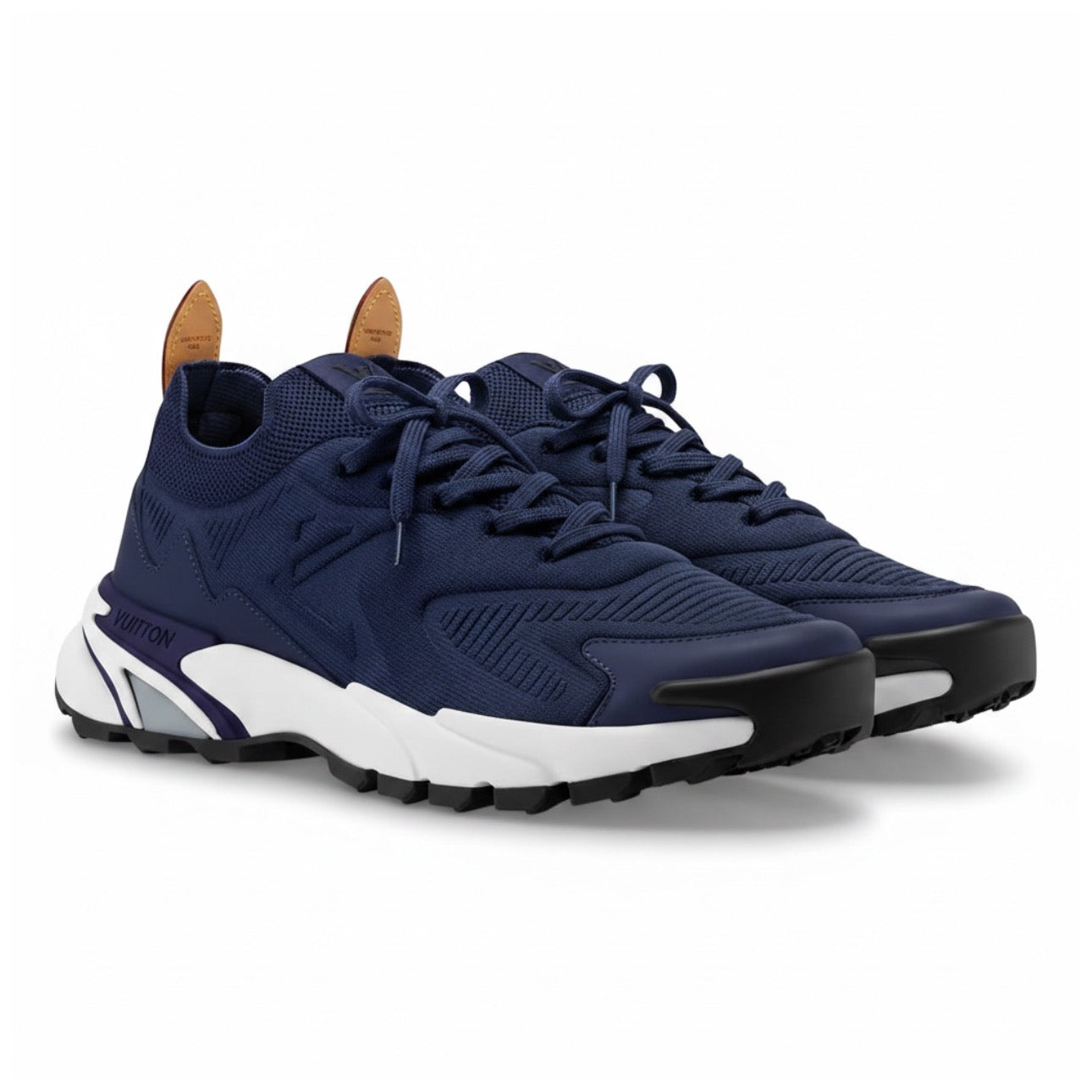 Louis Vuitton Tatic Knit Sneaker Navy Blue