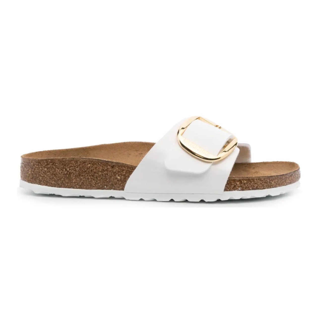 Birkenstock Madrid Big Buckle
Birko-Flor Patent Patent White