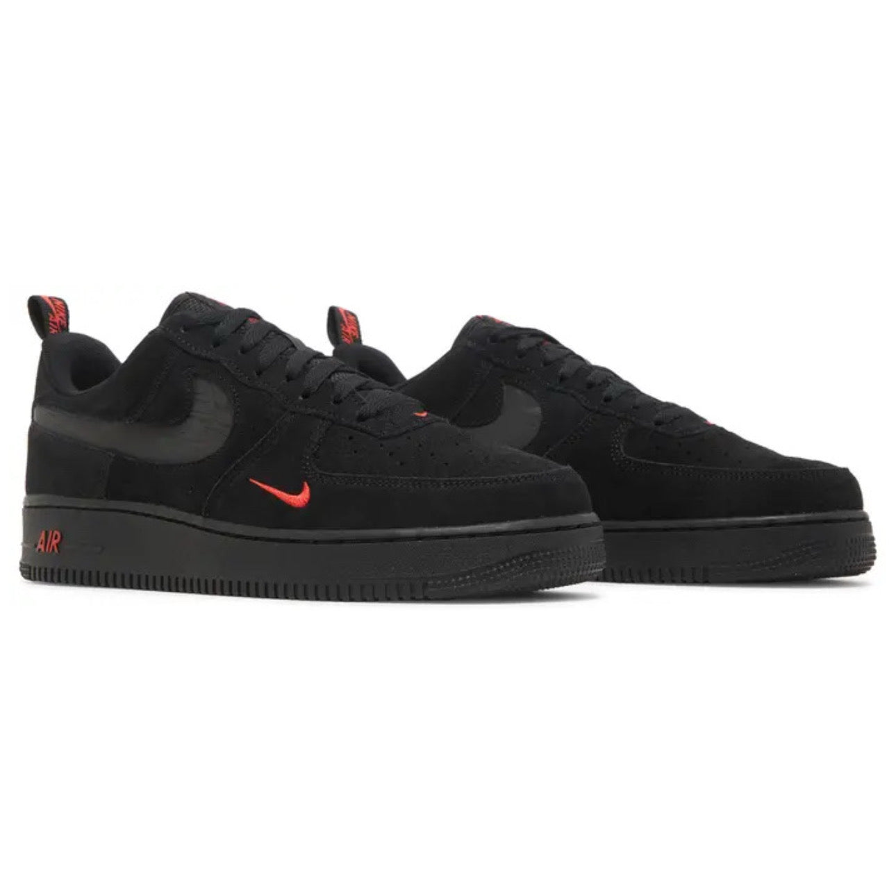 Nike Air Force 1 '07 LV8 'Reflective Swoosh - Black Crimson'