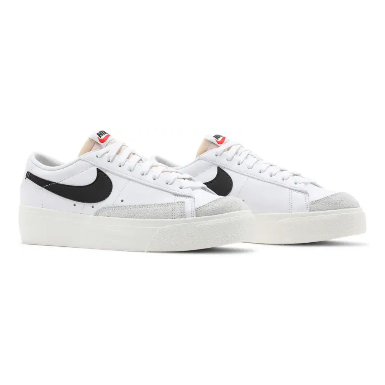 Nike Wmns Blazer Low Platform 'White Black'