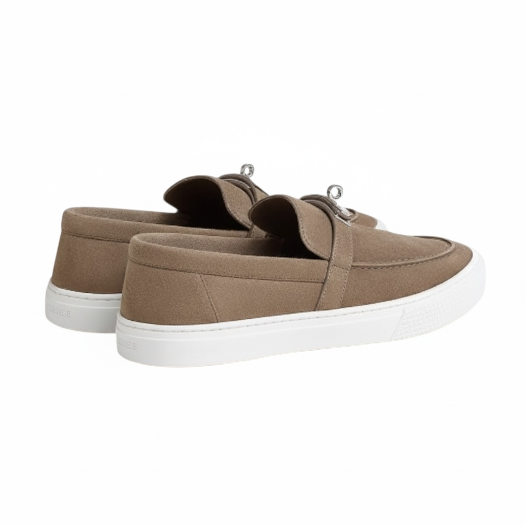 Hermes Sneakers slip-on Game - Blanc Baige