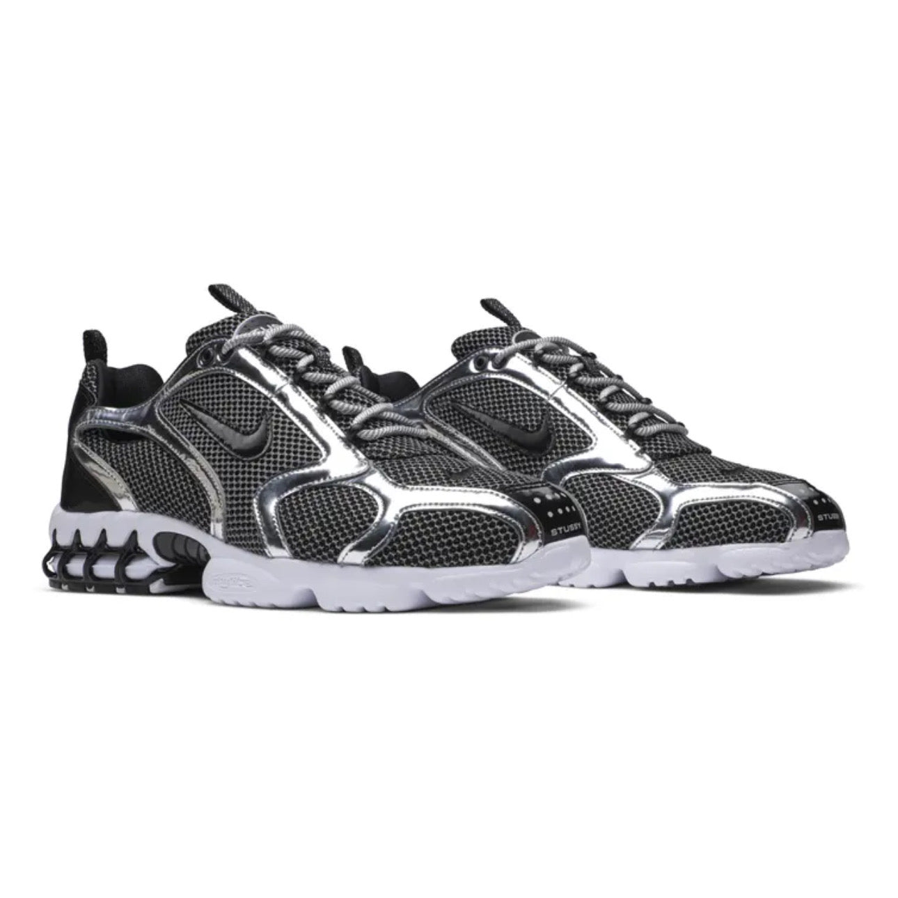 Stussy x Nike Air Zoom Spiridon Caged 2 'Pure Platinum'